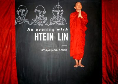 An evening with artist Htein Lin | 14th April 2016