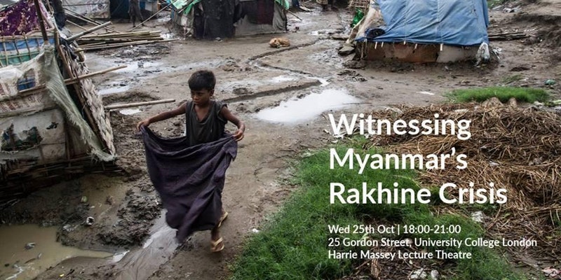 Witnessing Myanmar’s Rakhine Crisis, with James Lavender | 25th October 2017