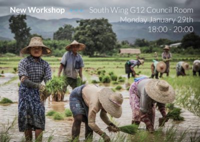 Workshop: Continuing project development | 29th January 2018